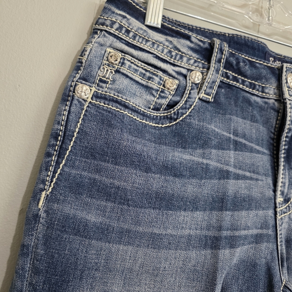 Miss Me Saquin Stitchwork Mid Rise Bootcut Jeans - Picture 5 of 15
